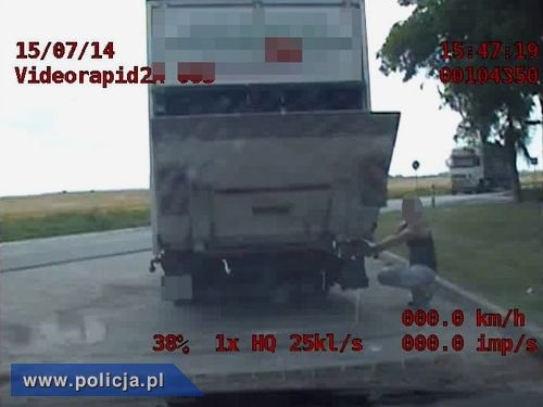 Zatrzymany pojazd, źródło: www.policja.pl