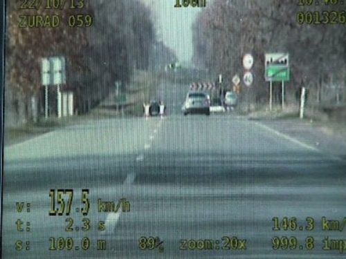 zdjęcie z wideorejestratora, źródło: www.lubuska.policja.gov.pl