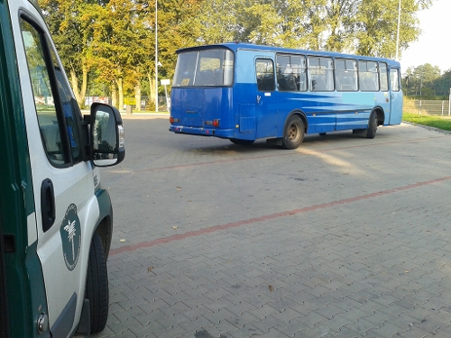 Zatrzymany autobus, źródło: www.gitd.gov.pl