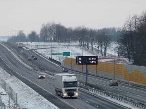 Widok na nowo oddaną drogę, źródło: www.gddkia.gov.pl