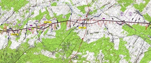 Mapa przyszłej drogi, źródło: www.gddkia.gov.pl