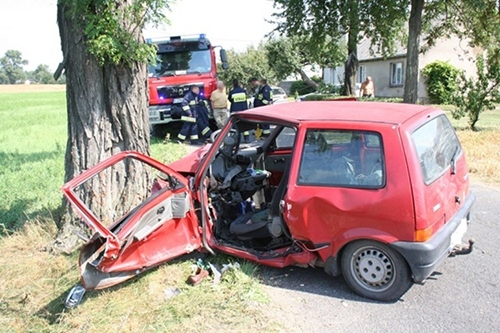Wypadek w miejscowości Skórka, źródło: Źródło: policja.pl
