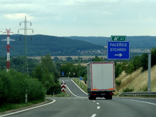 Droga ekspresowa w Czechach, źródło: materiały własne info-car.pl