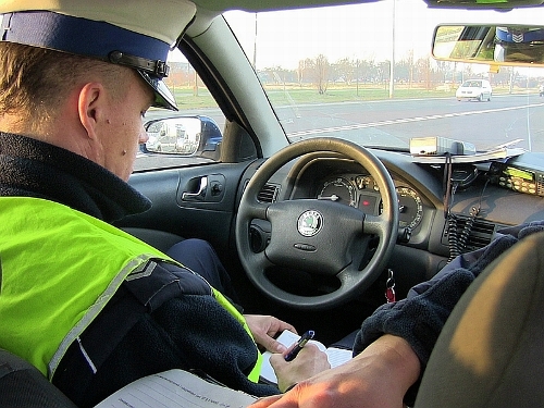 Kontrola drogowa, źródło: www.lubuska.policja.gov.pl