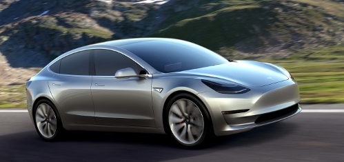 Tesla Model 3, Źródło: www.teslamotors.com